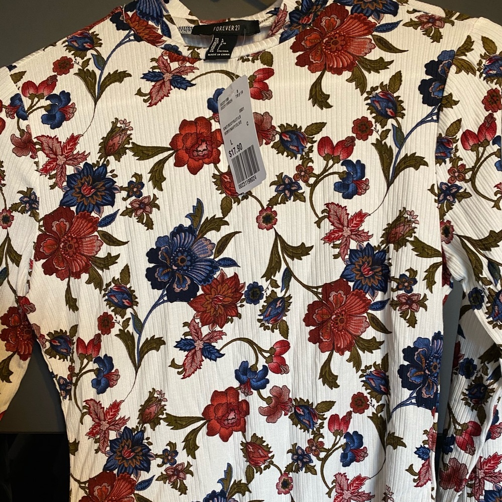 Floral print Onsie top